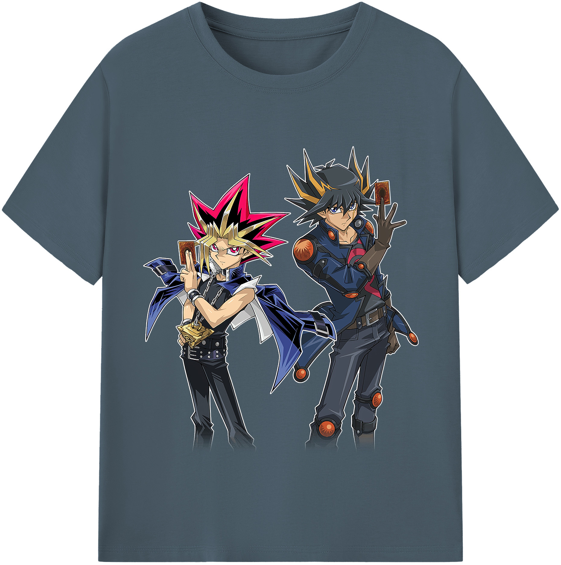 （画像用） 遊☆戯☆王 Yu-Gi-Oh! 綿100％半袖Tシャツ（フロントプリント）